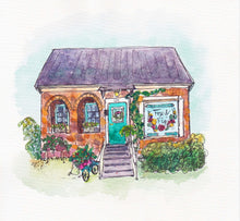 Load image into Gallery viewer, Custom Home/Business Ink & Watercolor Portraits