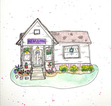 Load image into Gallery viewer, Custom Home/Business Ink & Watercolor Portraits