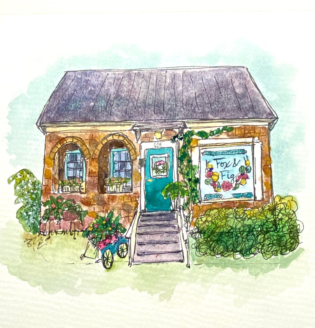 Custom Home Portrait Gift Card